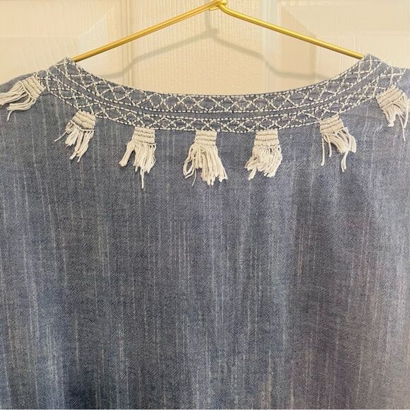 Roller Rabbit Bohemian Blouse with Tassels - Picture 7 of 7